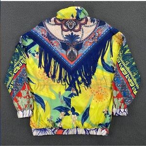 Farm Rio Mixed Scarves
Windbreaker Jacket Womens M
Fringe Trim Paisley Floral